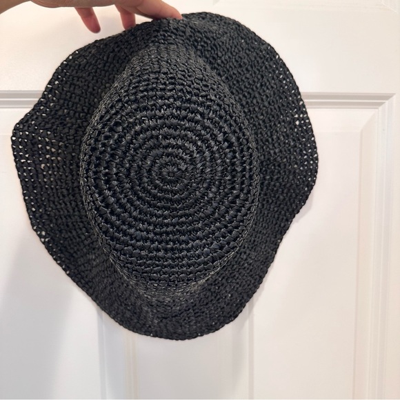 NWOT ‘S Max Mara Label-cut Wide-brimmed Raffle Effect Cloche Size: S/M Spring - Picture 7 of 14